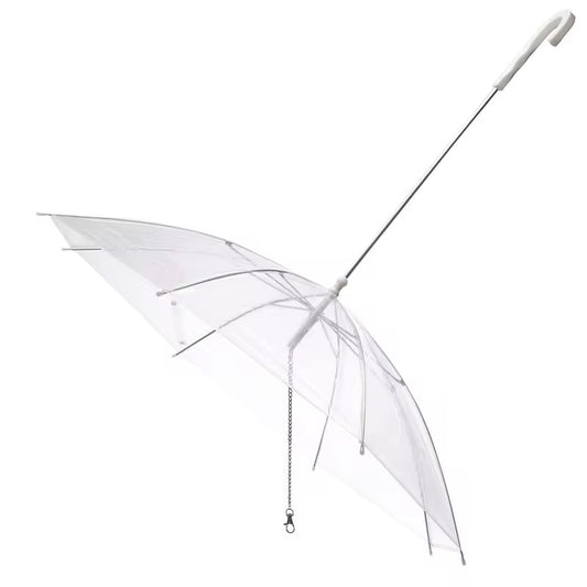 Adjustable Rainproof and Snowproof Umbrella Leash for Small Dogs